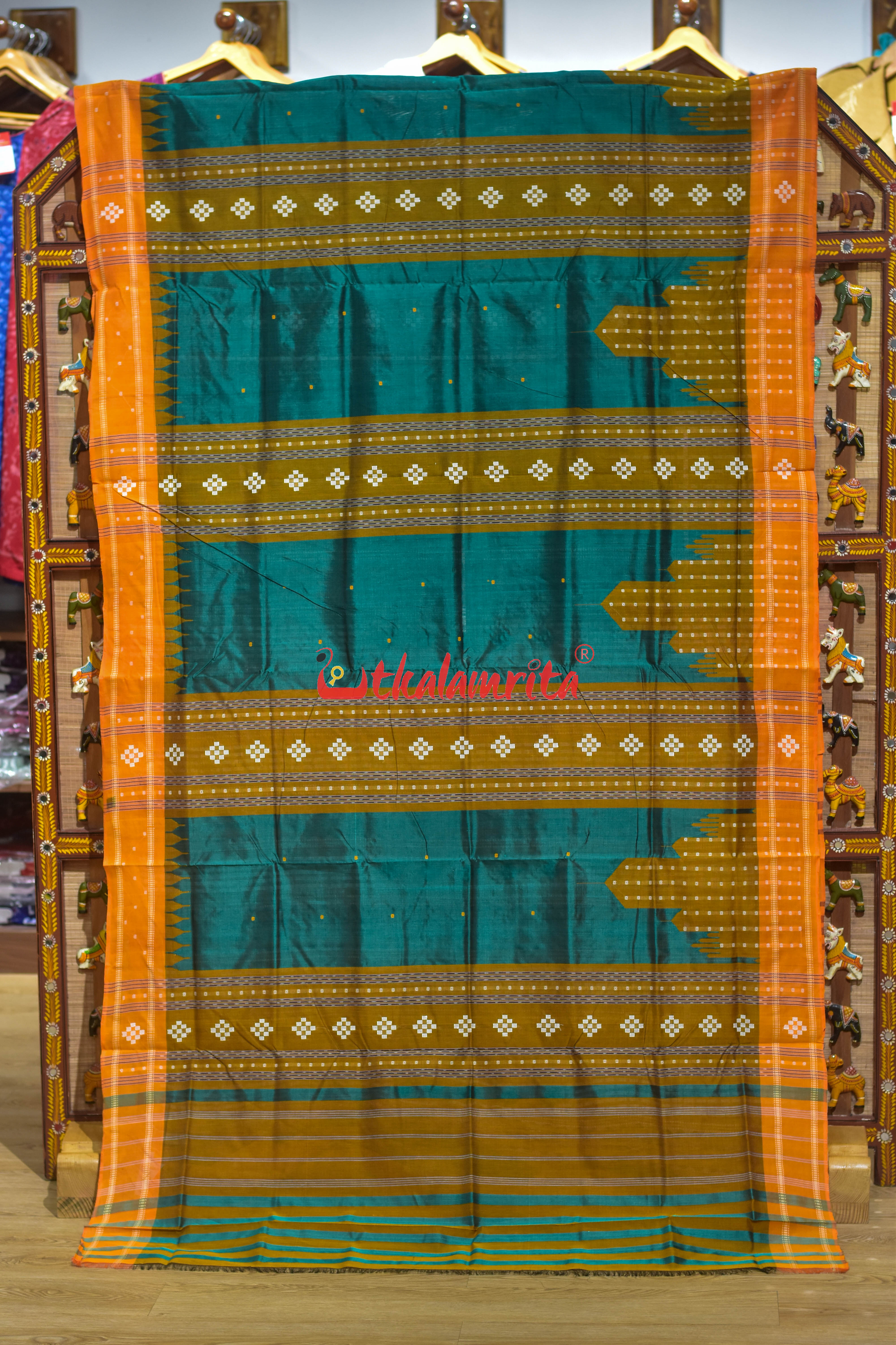 Sumati Green Mahal Bapta Saree