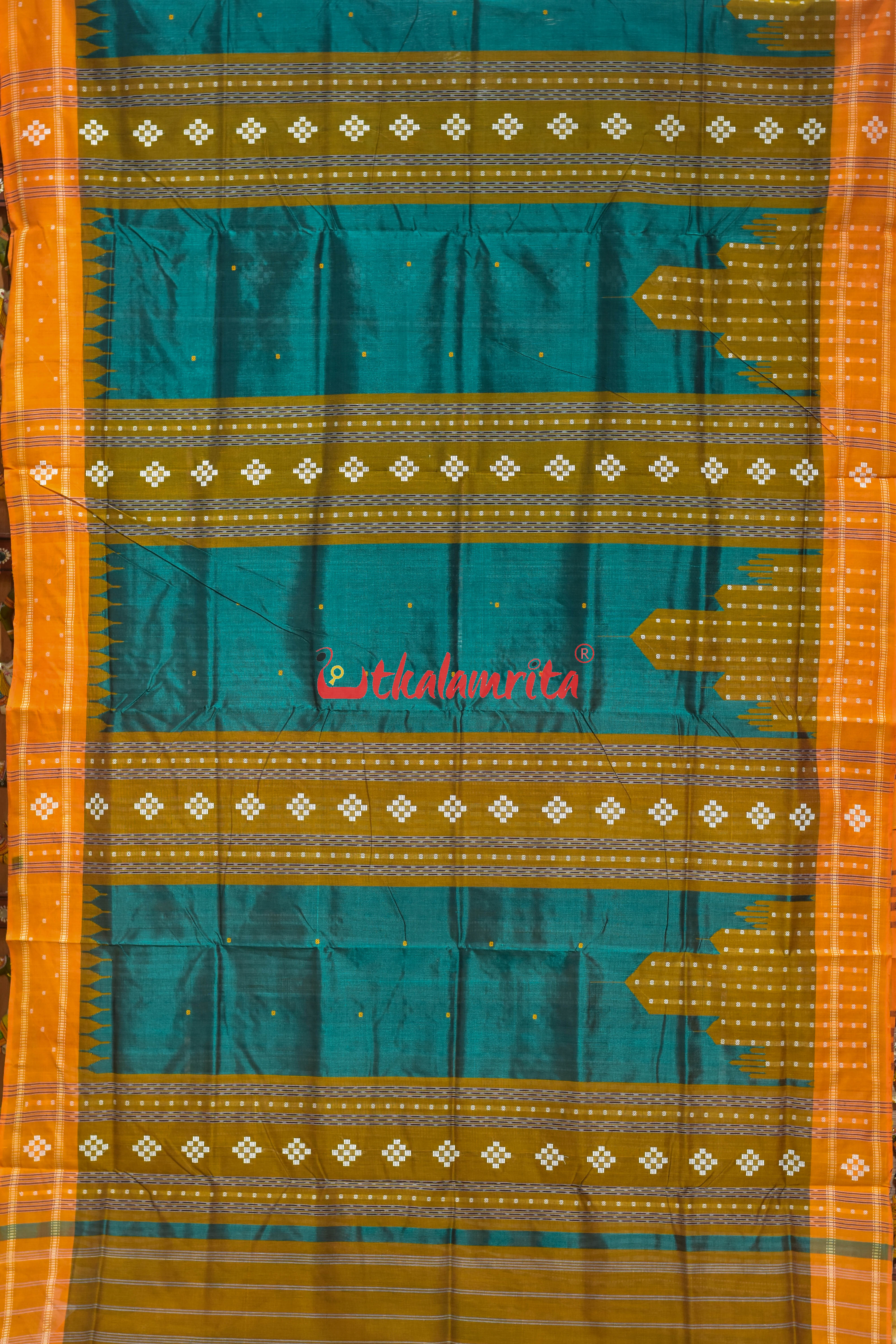 Sumati Green Mahal Bapta Saree