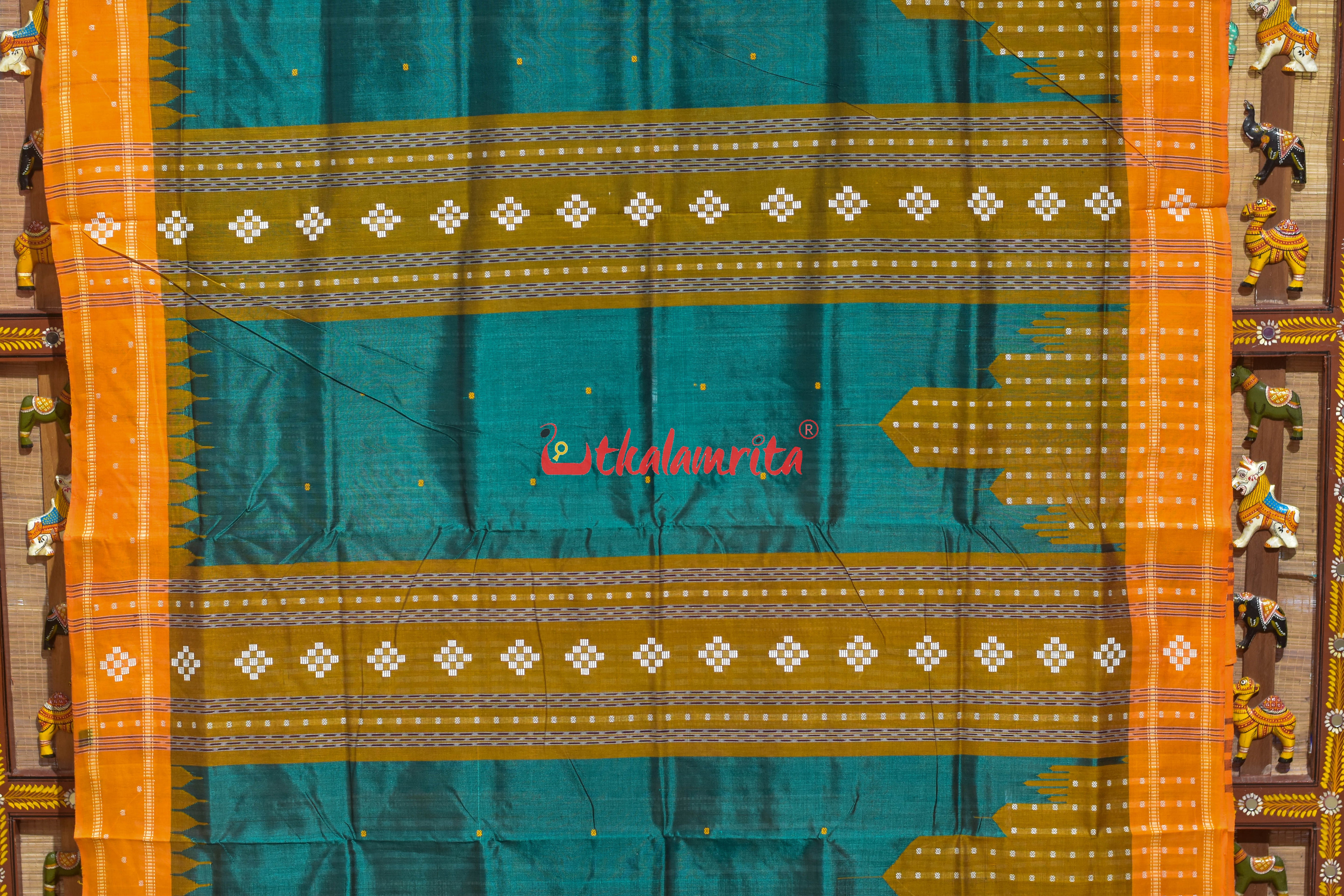 Sumati Green Mahal Bapta Saree