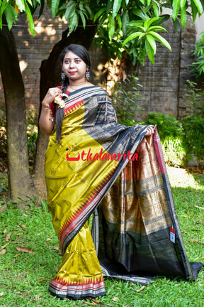 Swarnalata Doll Bomkai Double Border Silk Saree