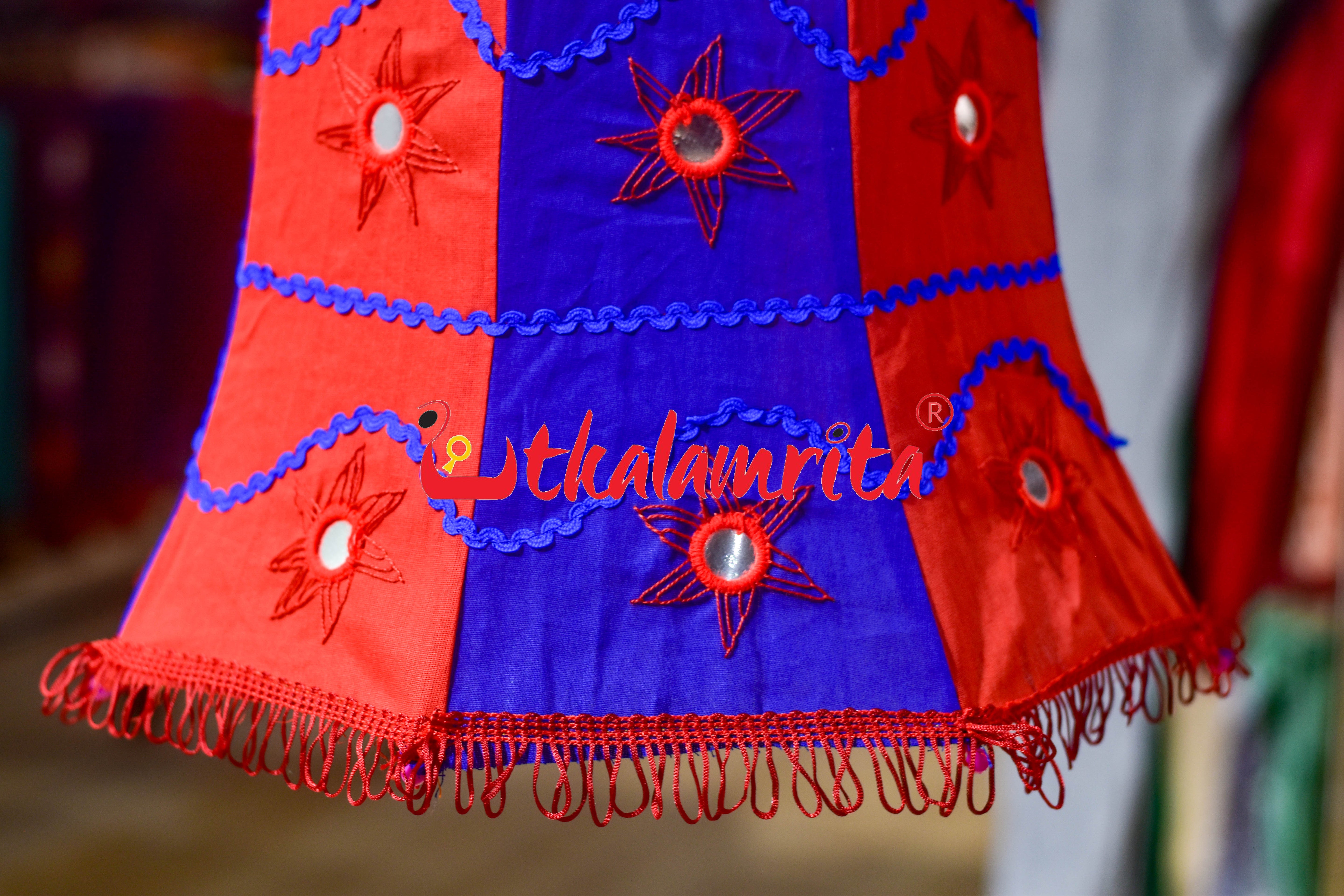 Red Blue Special Bell Lampshade