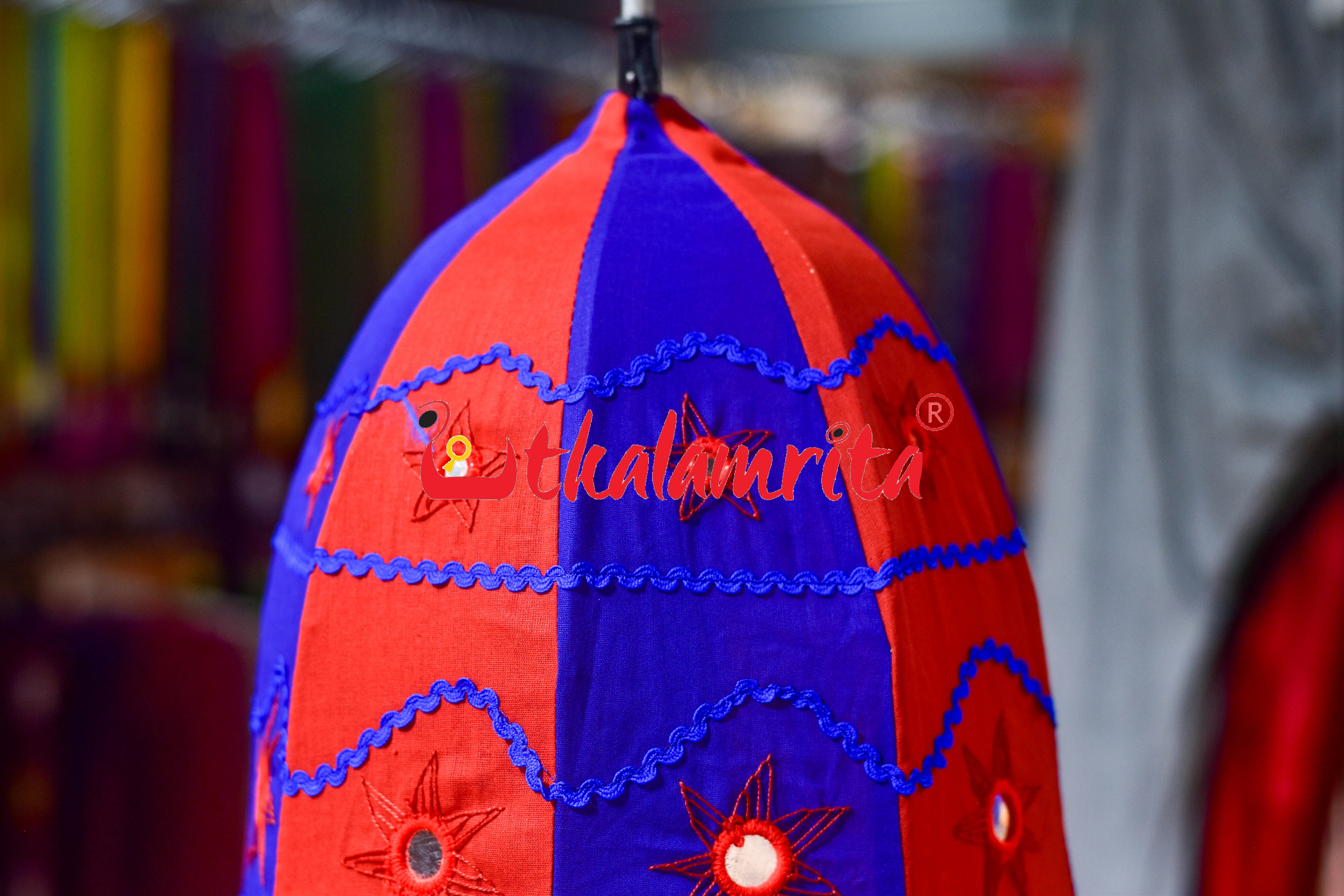Red Blue Special Bell Lampshade