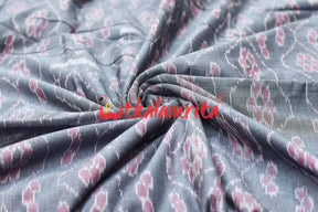 Ash Grey Phula Bandha (Fabric)