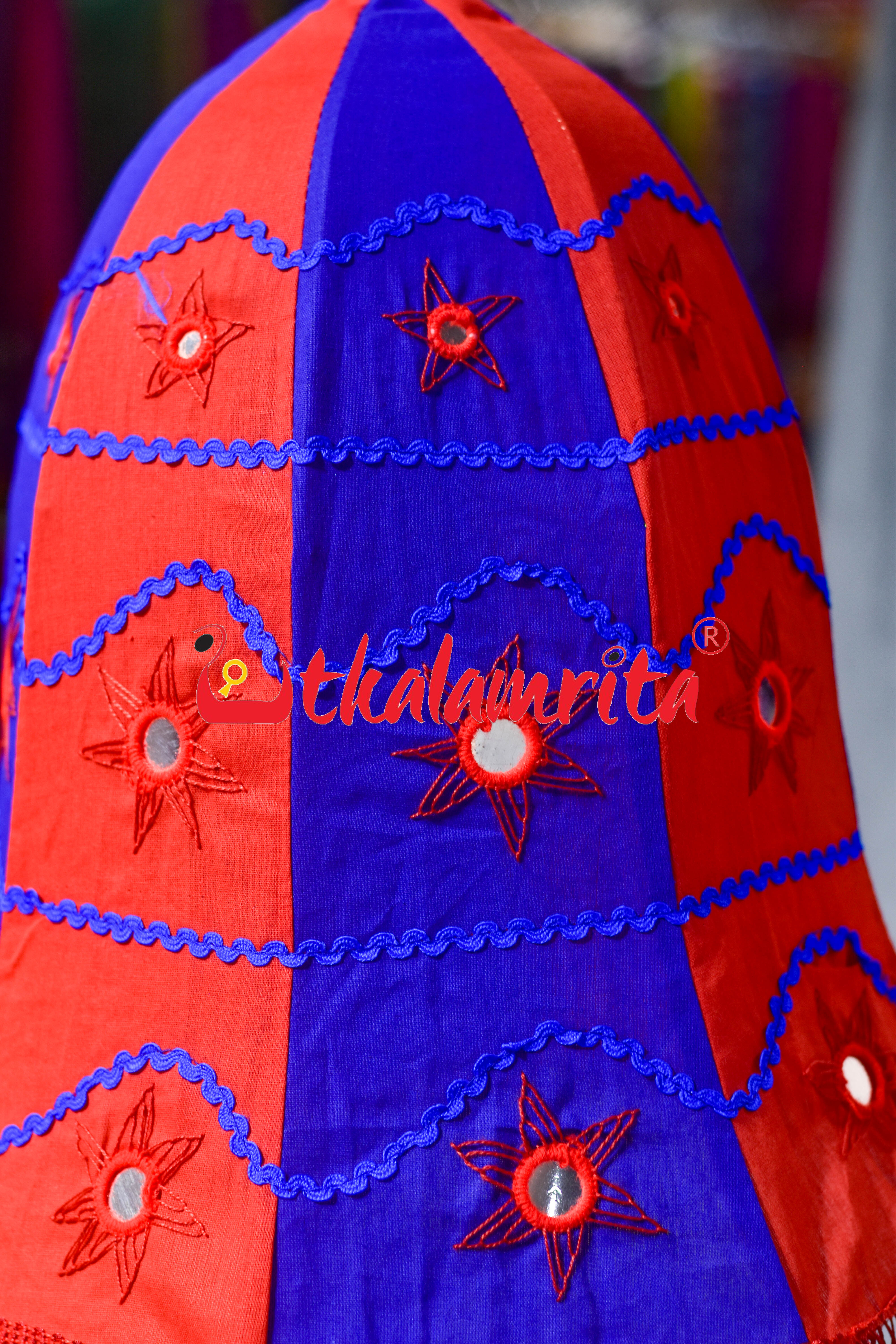 Red Blue Special Bell Lampshade