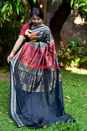 Swarnalata Doll Bomkai Double Border Silk Saree