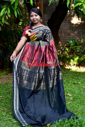 Swarnalata Doll Bomkai Double Border Silk Saree