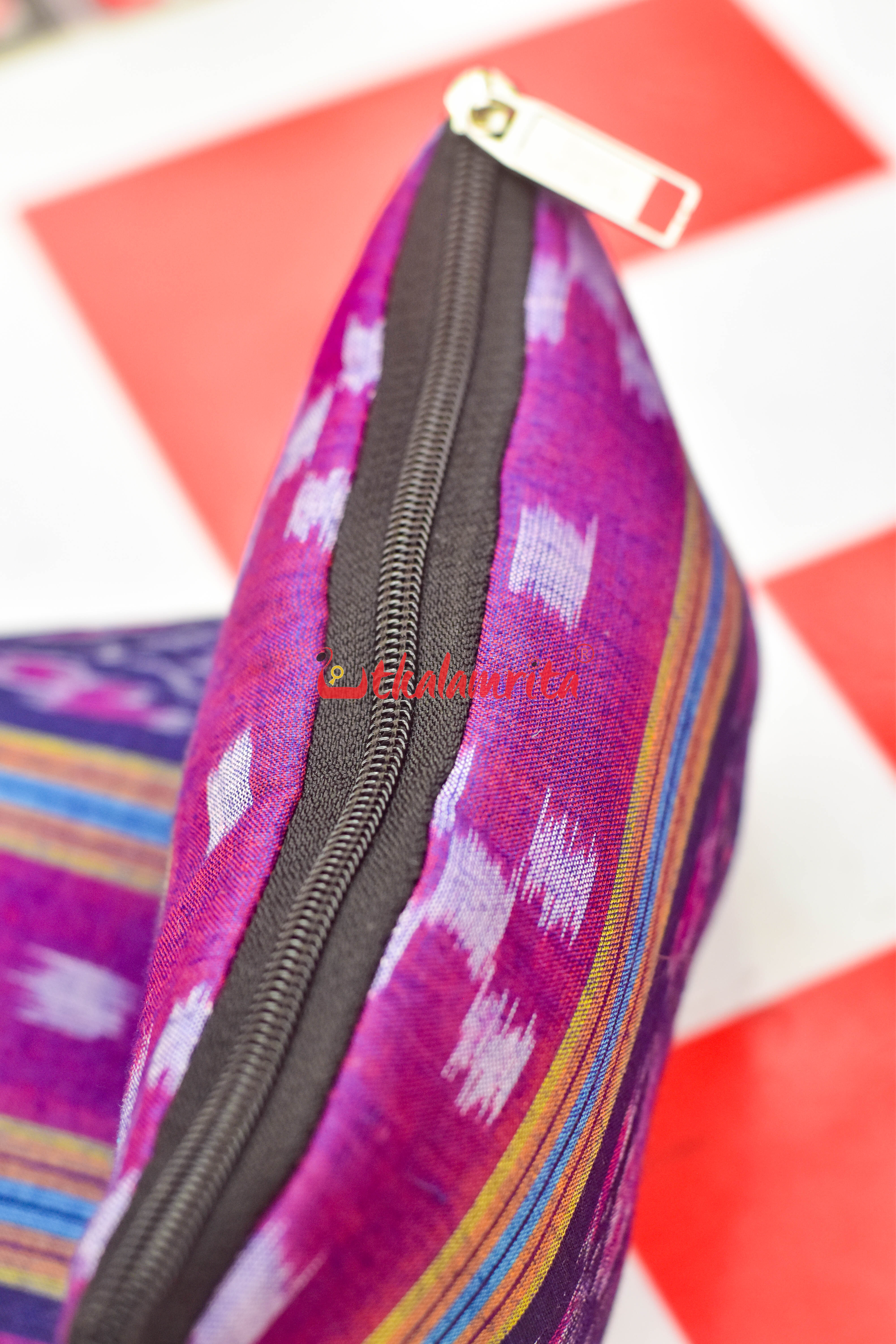 Purple Pasapali Ikat Small Purse