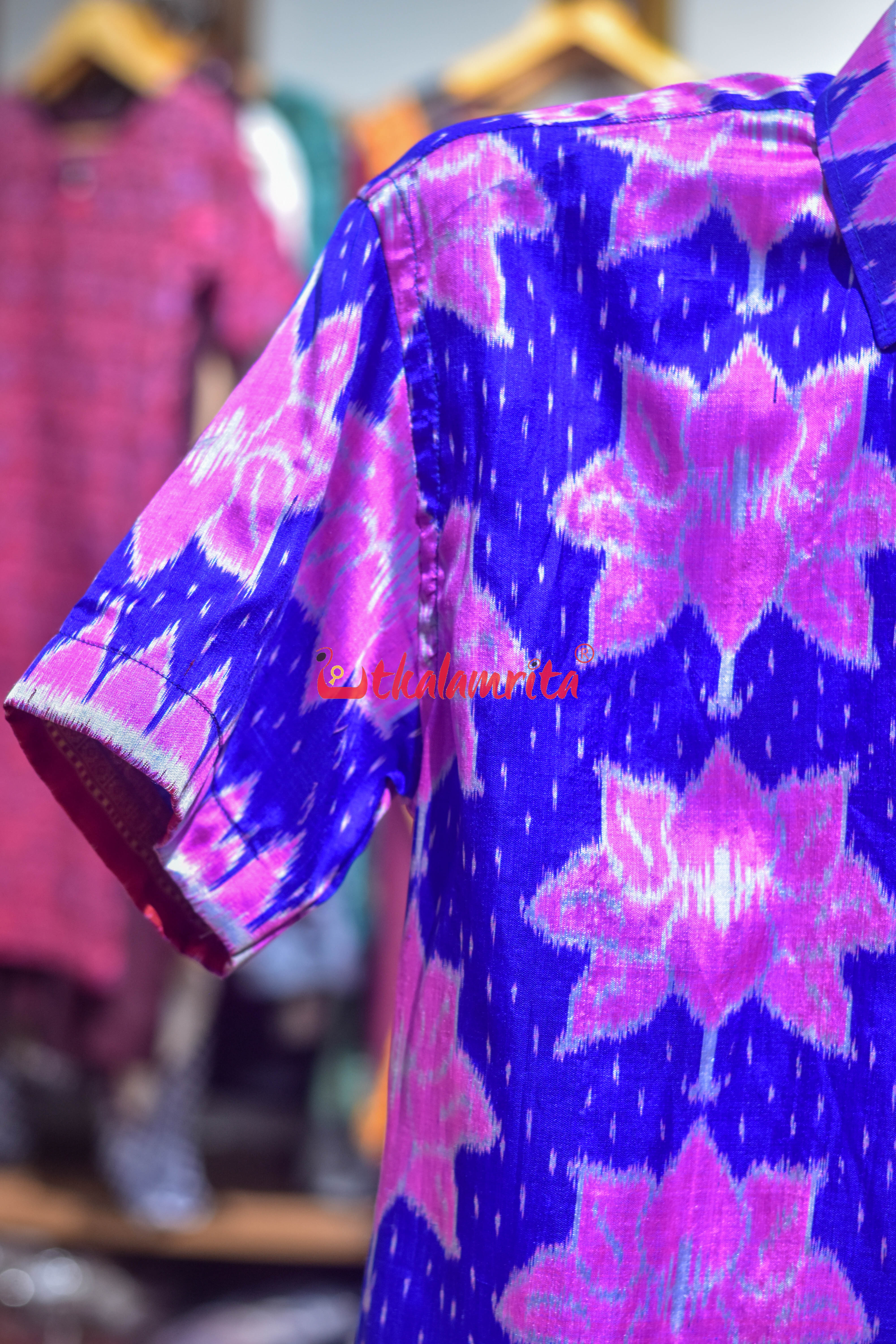 Blue Body Lotus (Men's Shirt)