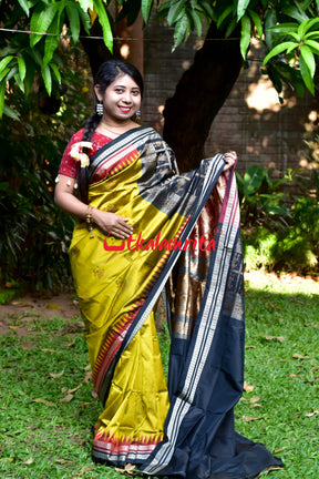 Swarnalata Doll Bomkai Double Border Silk Saree