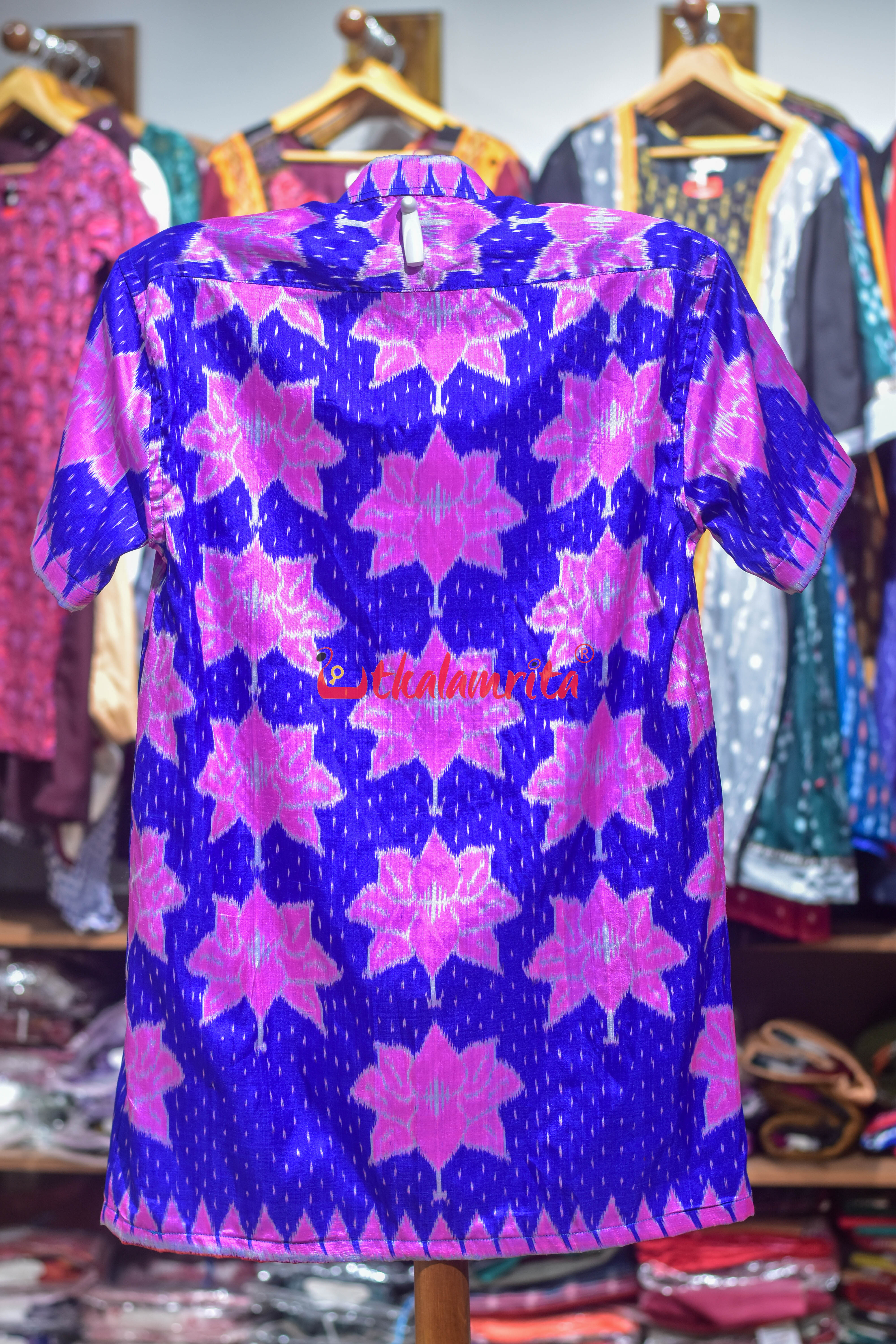 Blue Body Lotus (Men's Shirt)