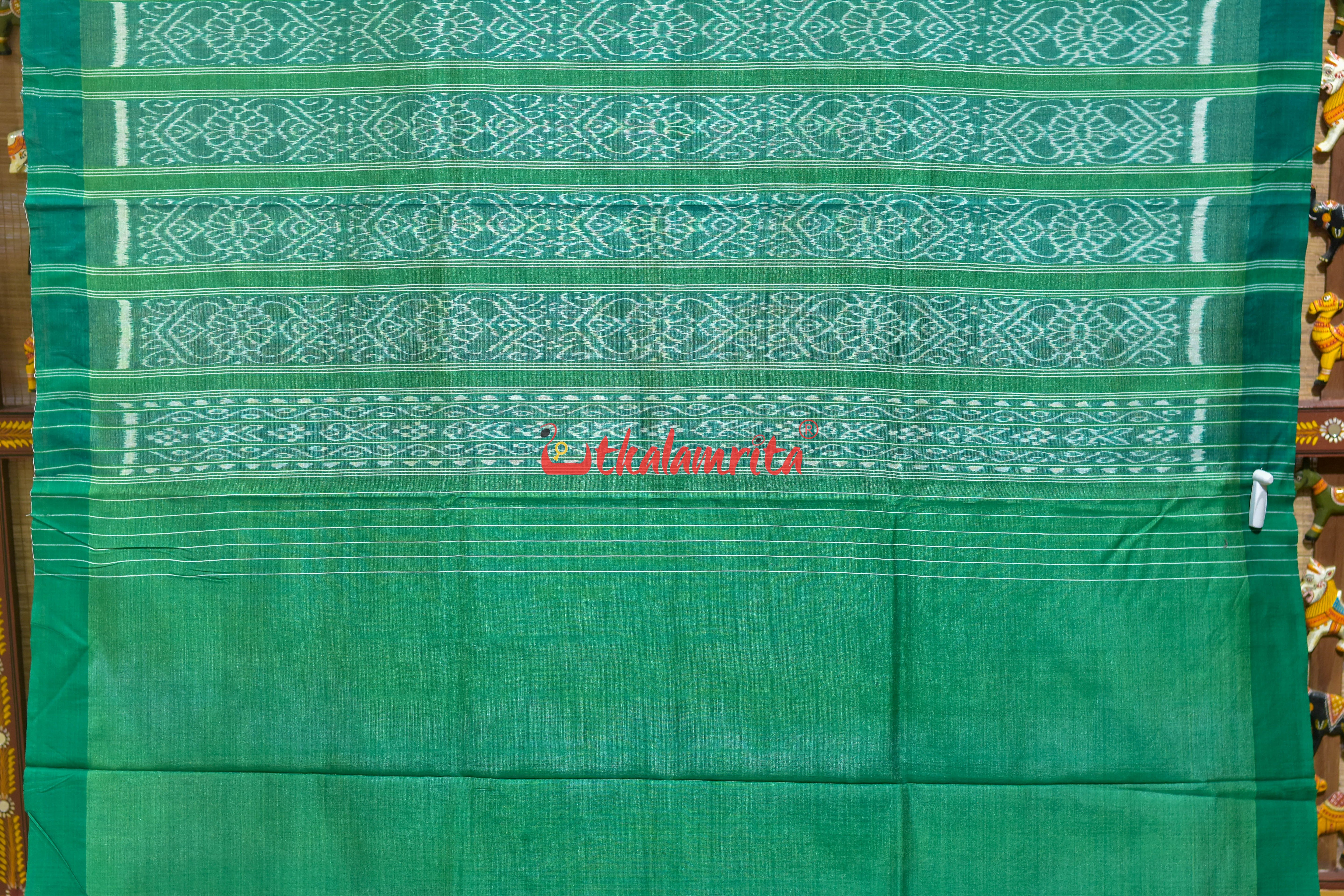 Magenta with Green Gopalpur Tussar Silk Saree