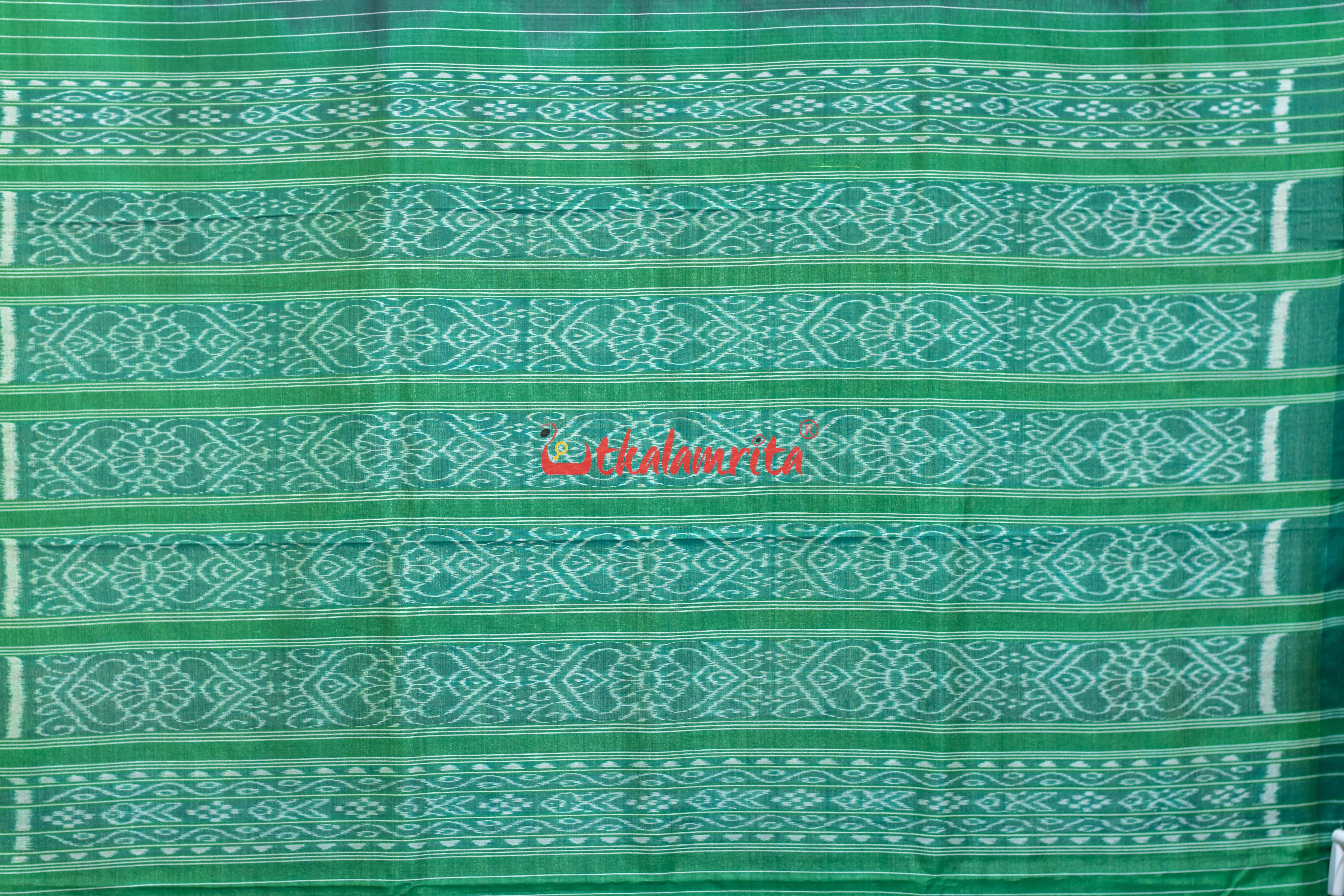 Magenta with Green Gopalpur Tussar Silk Saree