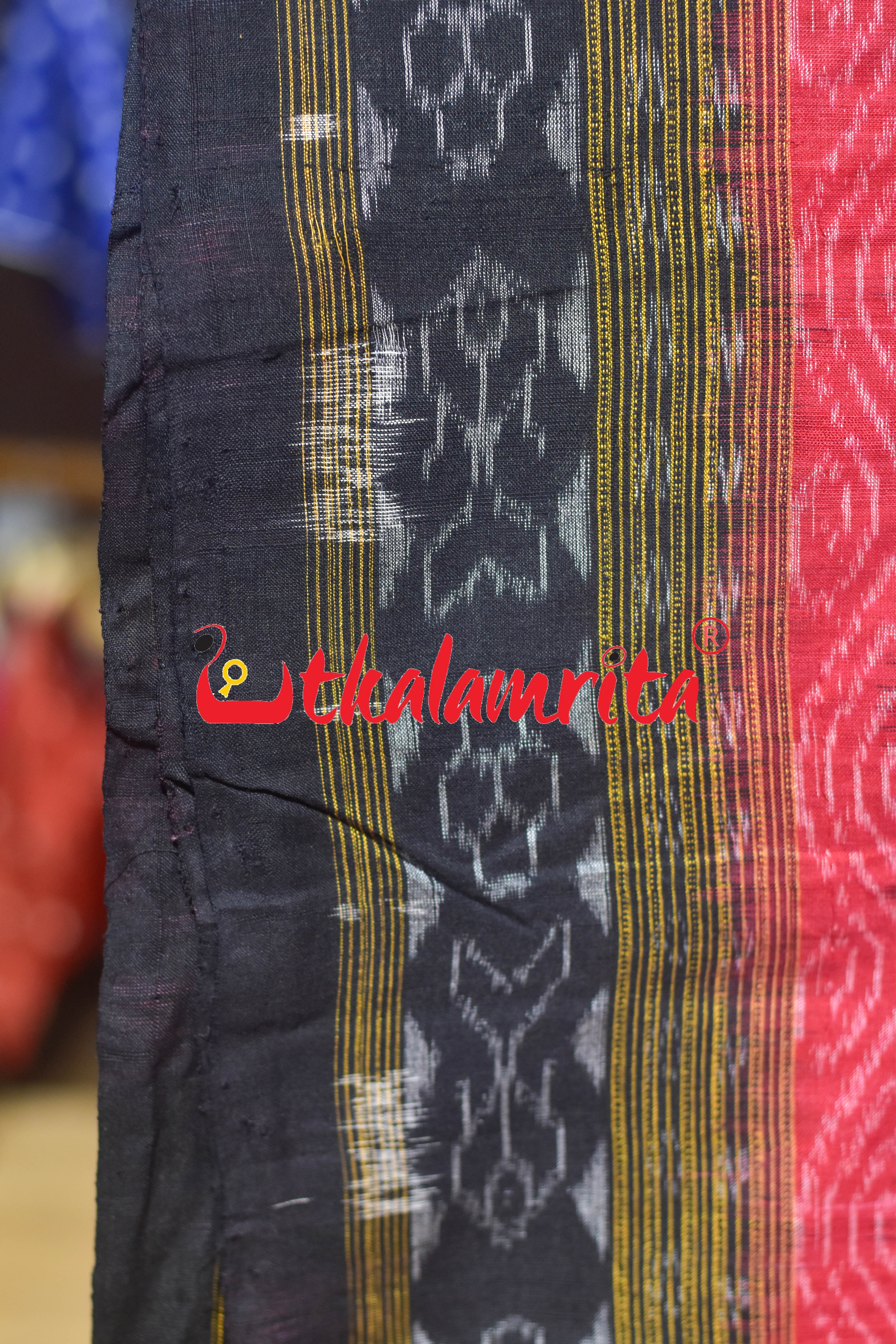 Red Black Bichitrapuri Cotton (Fabric)