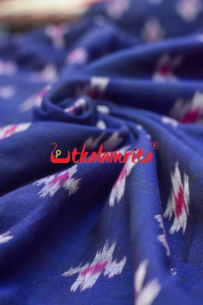 Blue Single Ikat Pasapali (Fabric)