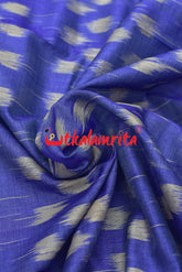 Blue Chhatu Gopalpur Tussar (Fabric)