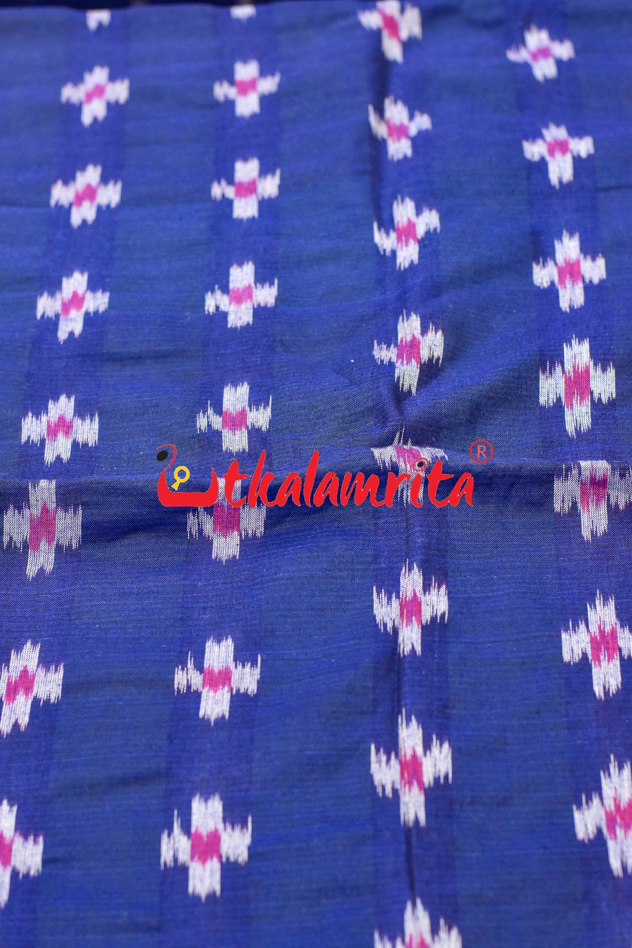 Blue Single Ikat Pasapali (Fabric)