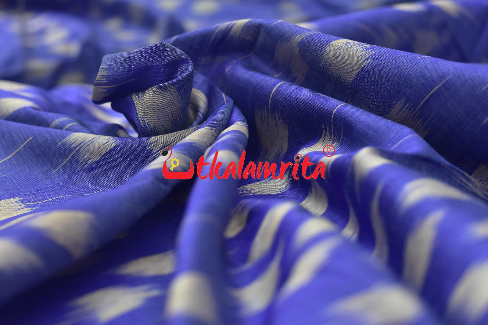 Blue Chhatu Gopalpur Tussar (Fabric)