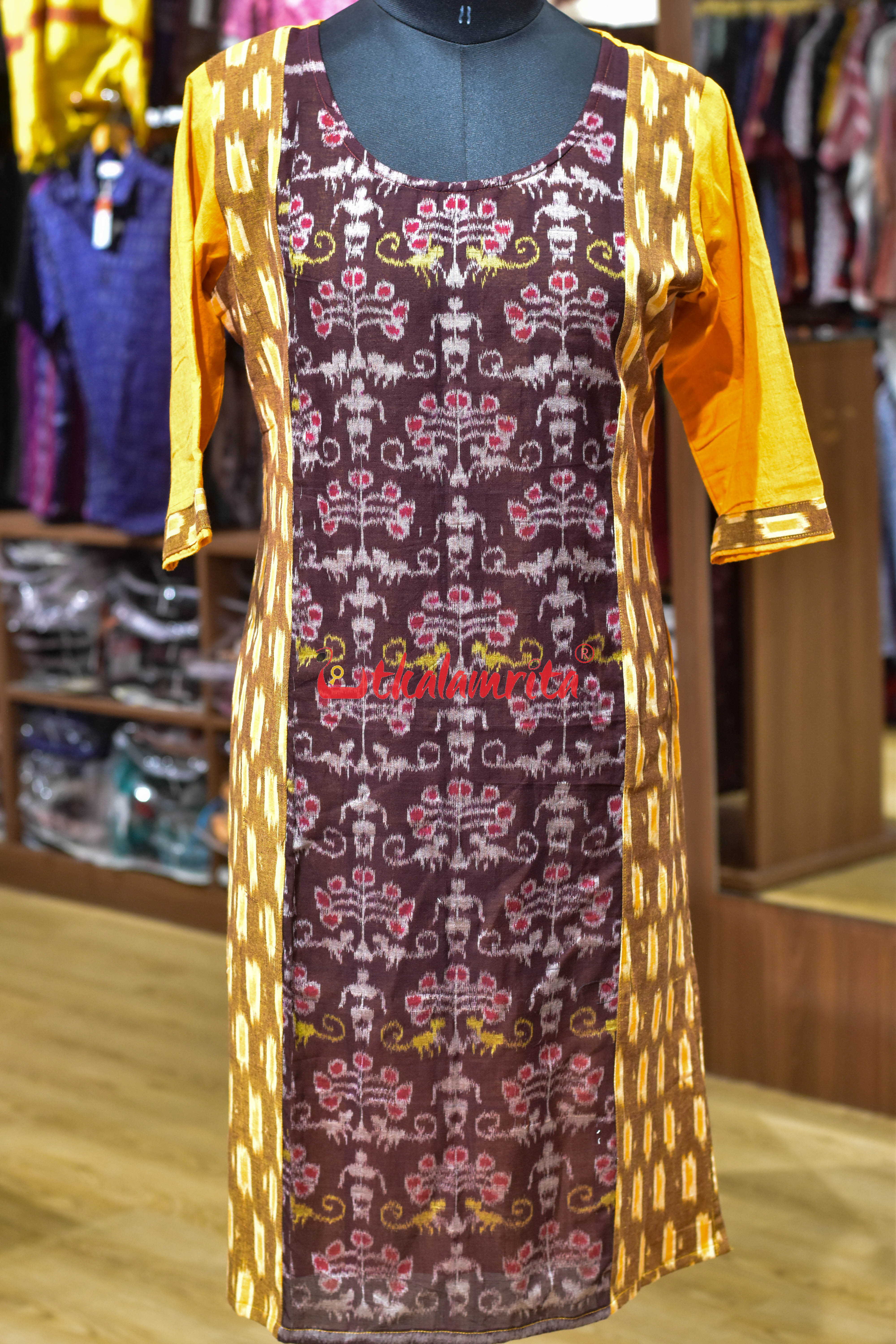 Rustic Ikat Charm (Ladies Kurti)