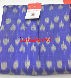 Blue Chhatu Gopalpur Tussar (Fabric)