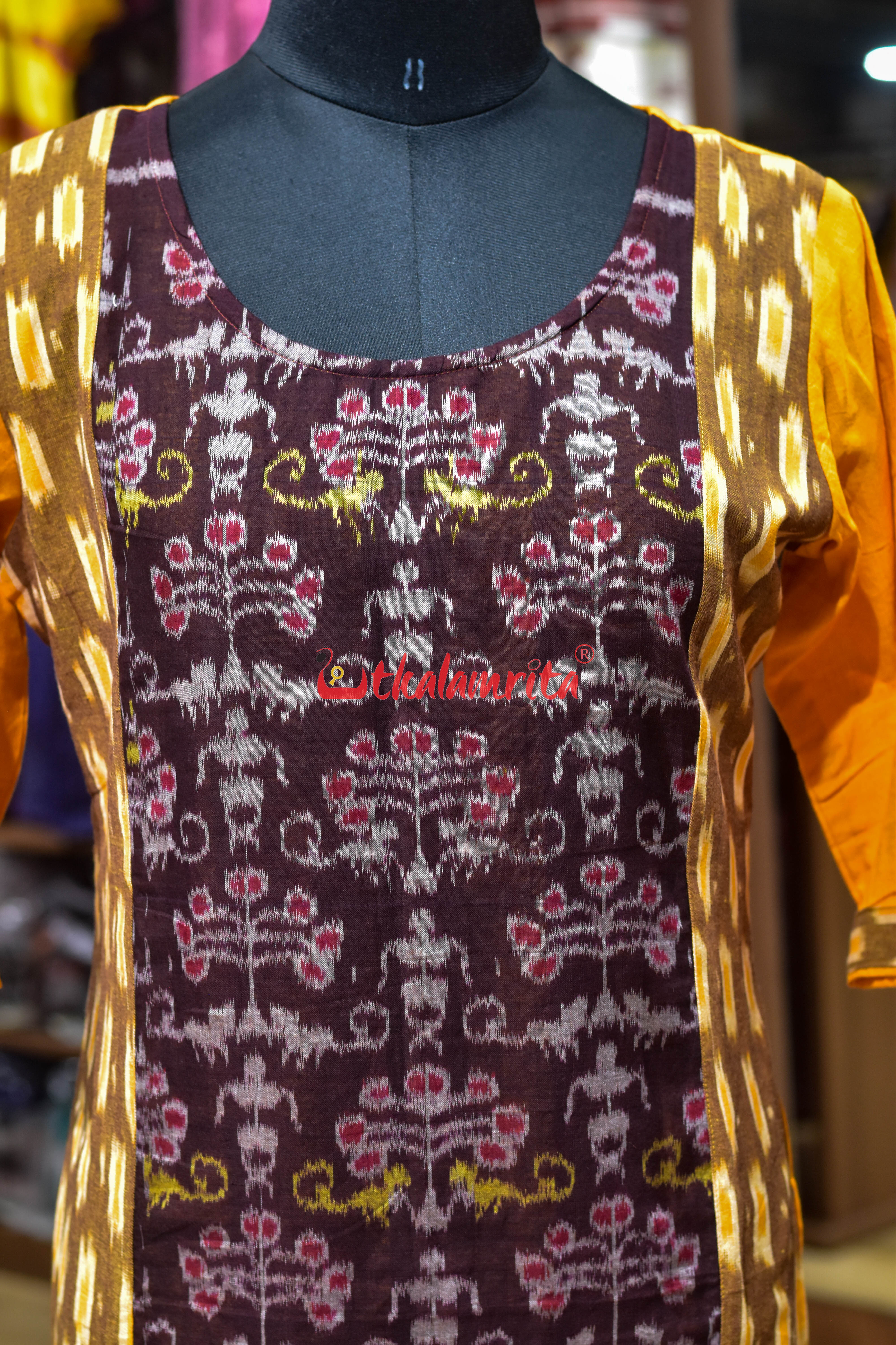 Rustic Ikat Charm (Ladies Kurti)