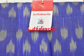 Blue Chhatu Gopalpur Tussar (Fabric)