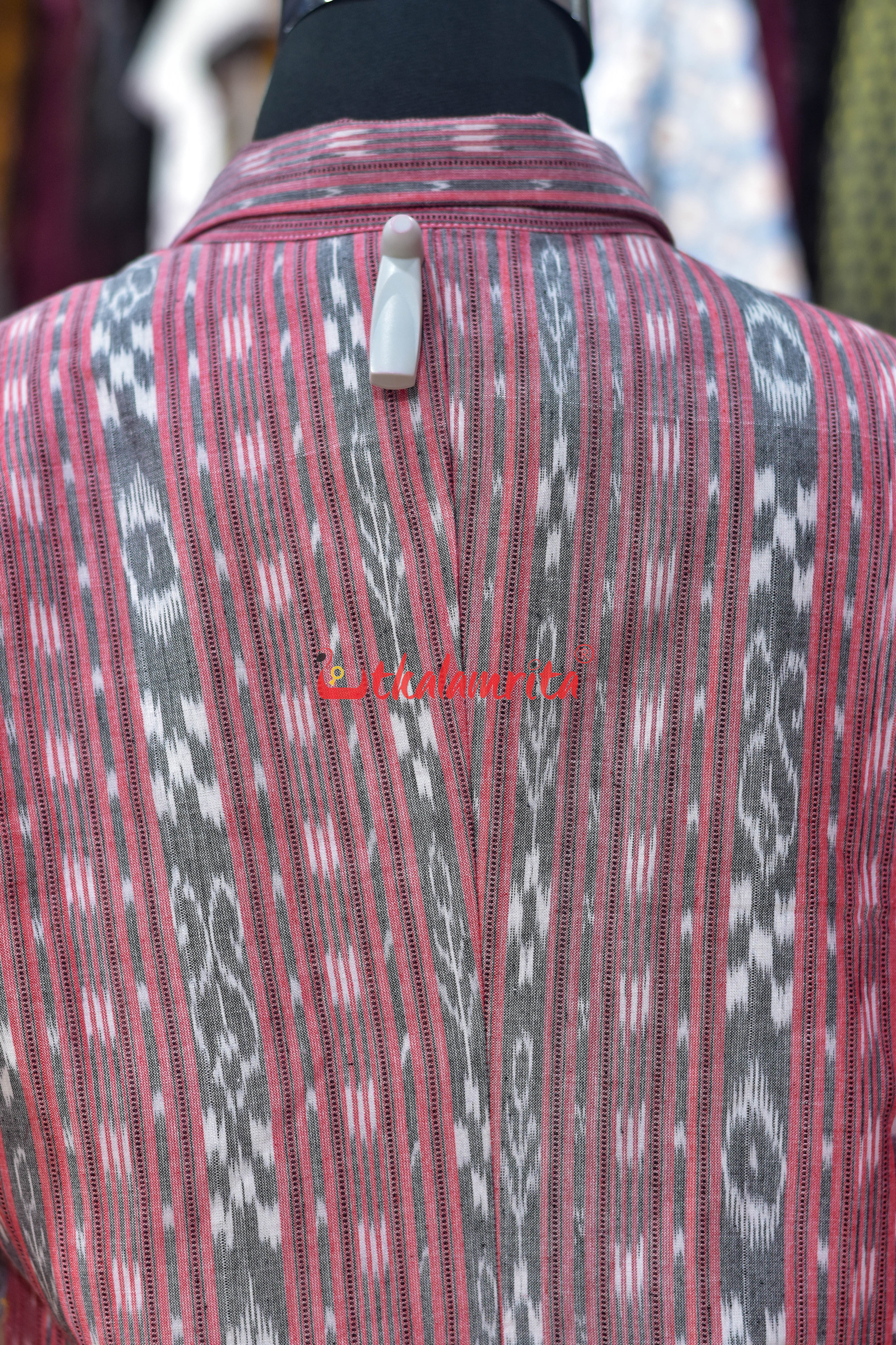 Light Pink Ikat (Ladies' Blazer)