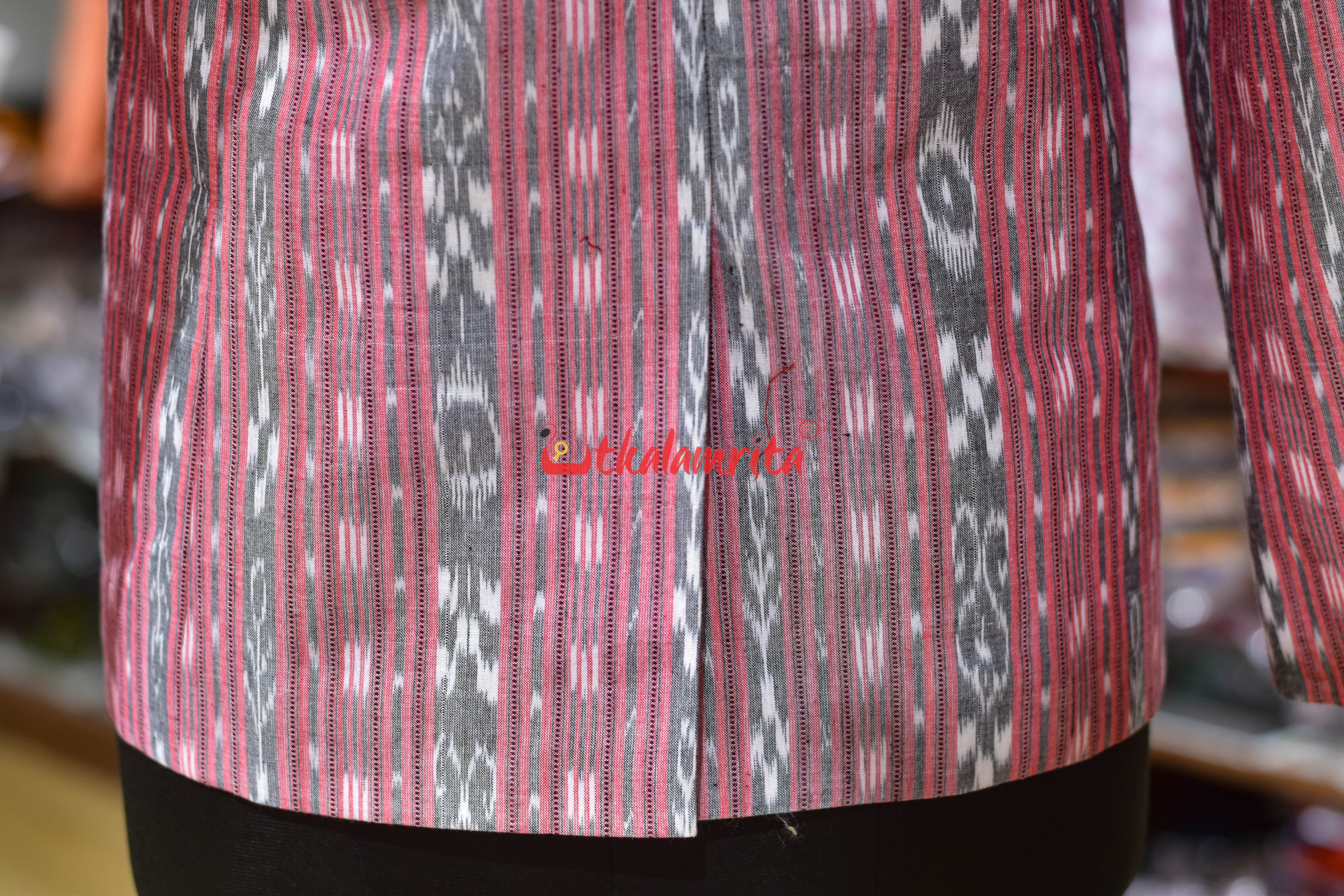 Light Pink Ikat (Ladies' Blazer)