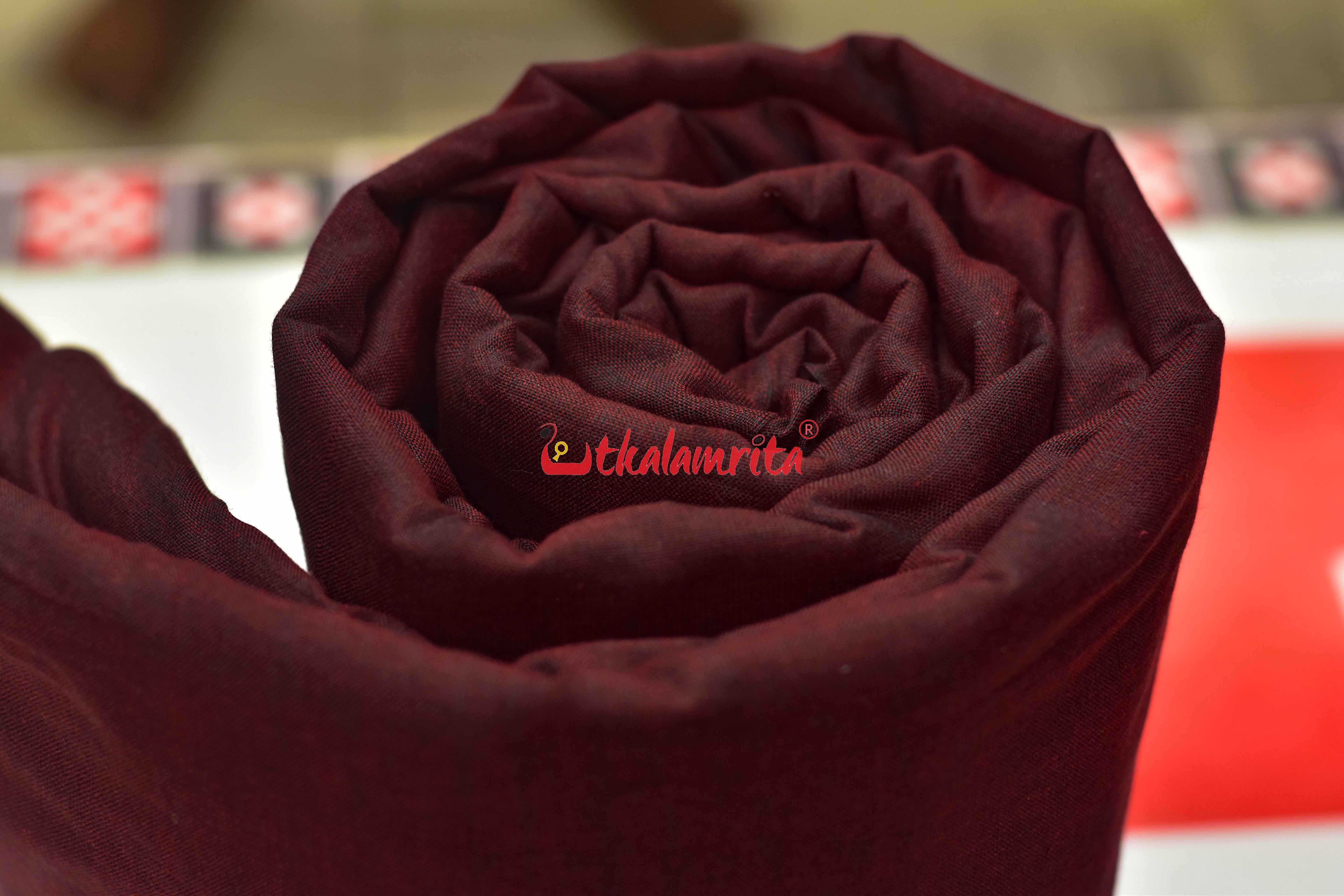 Plain Coffee Handloom (Fabric)