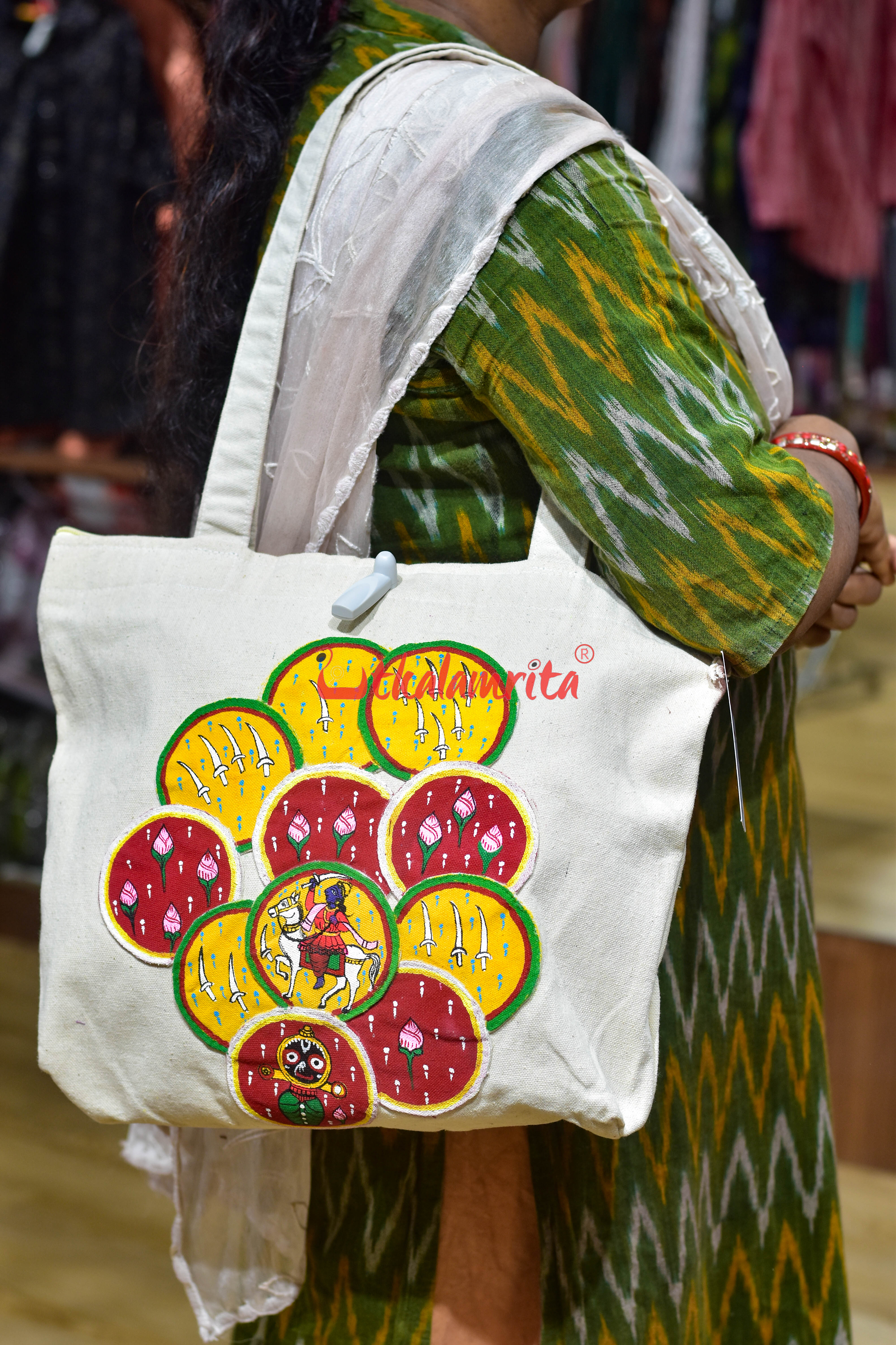 Ganjapa Dasabatara Kalki Buddha Canvas Tote Bag
