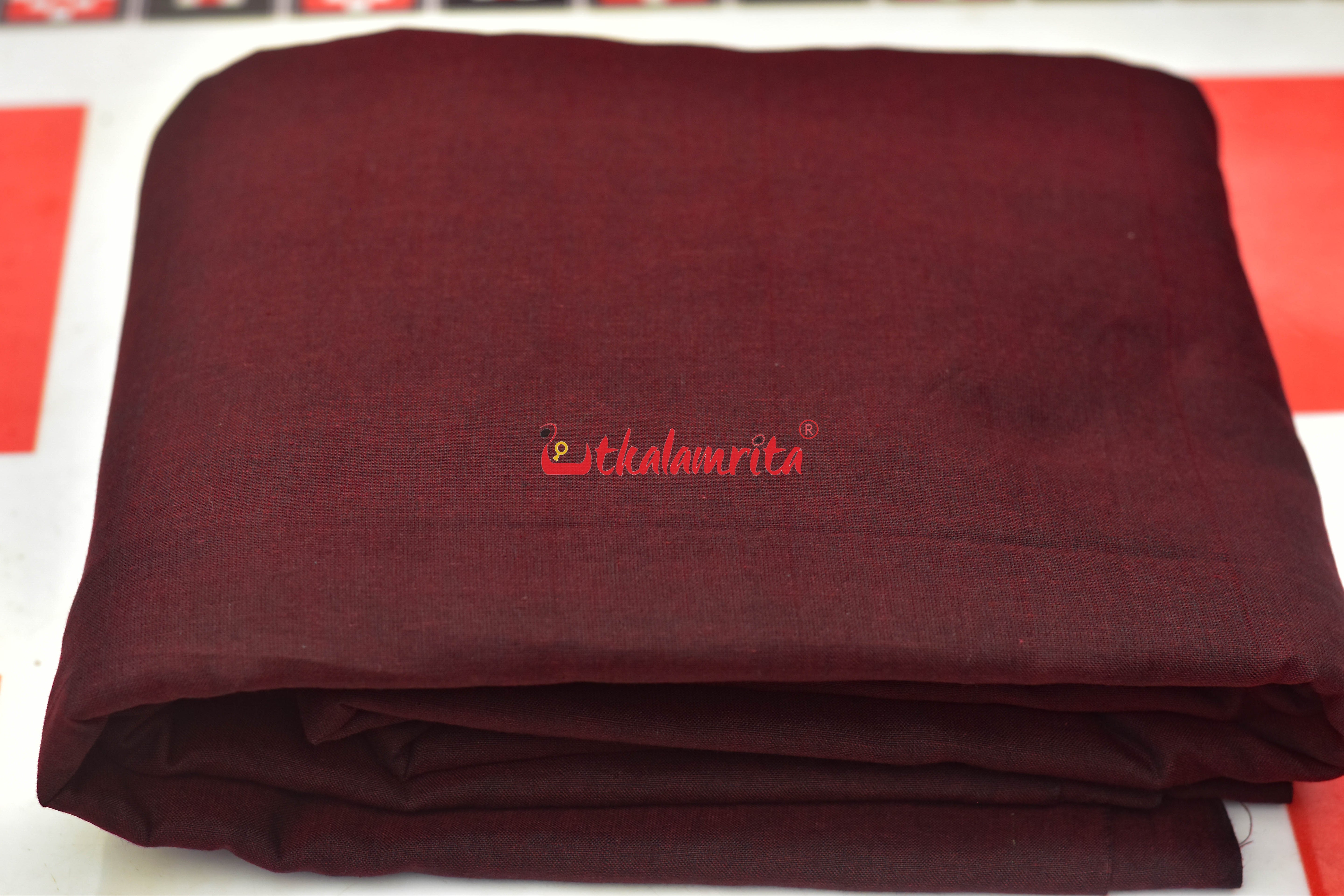 Plain Coffee Handloom (Fabric)