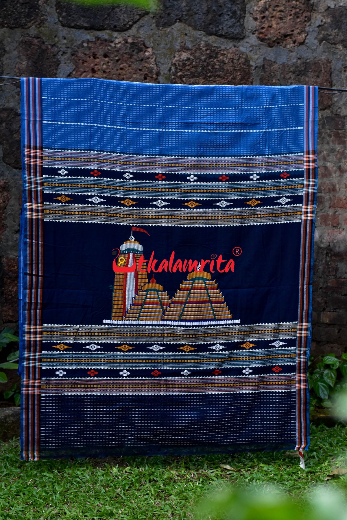 Blue Puri Mandira Dhalapathara Saree