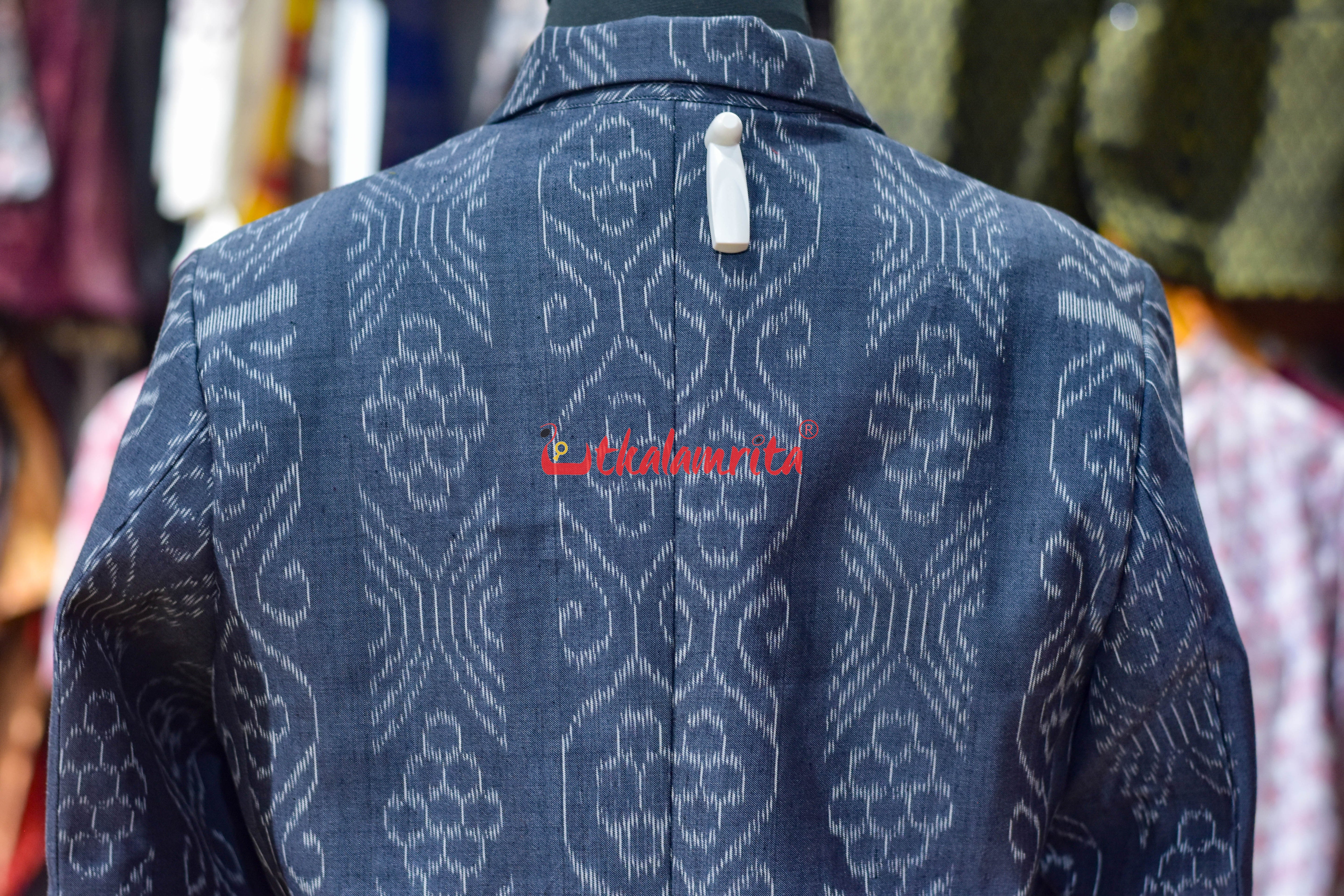 Grey Flower Bandha (Ladies' Blazer)