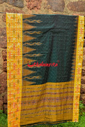 Green Yellow Daali Scot Khandua Cotton