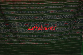 Red Green Kadha Khandua Cotton Saree