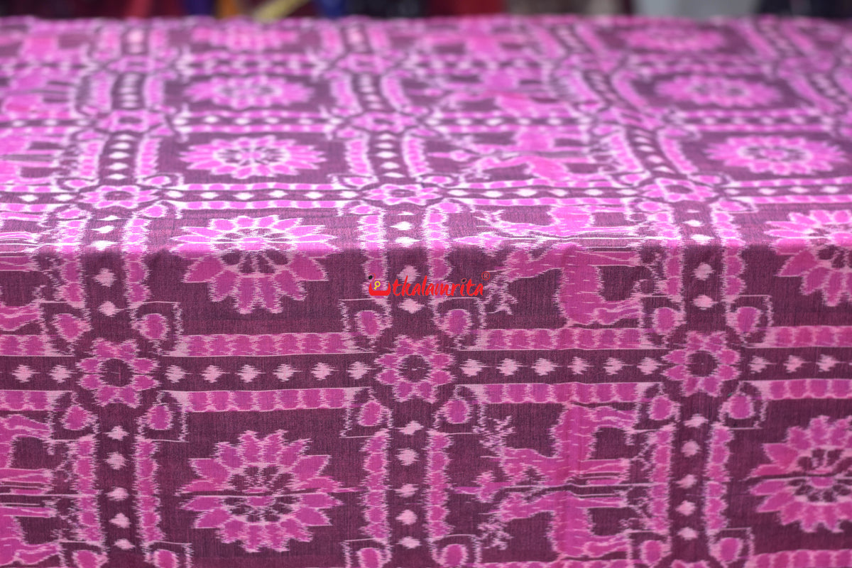 Pink Phula Harina Sambalpuri Cotton (Fabric)