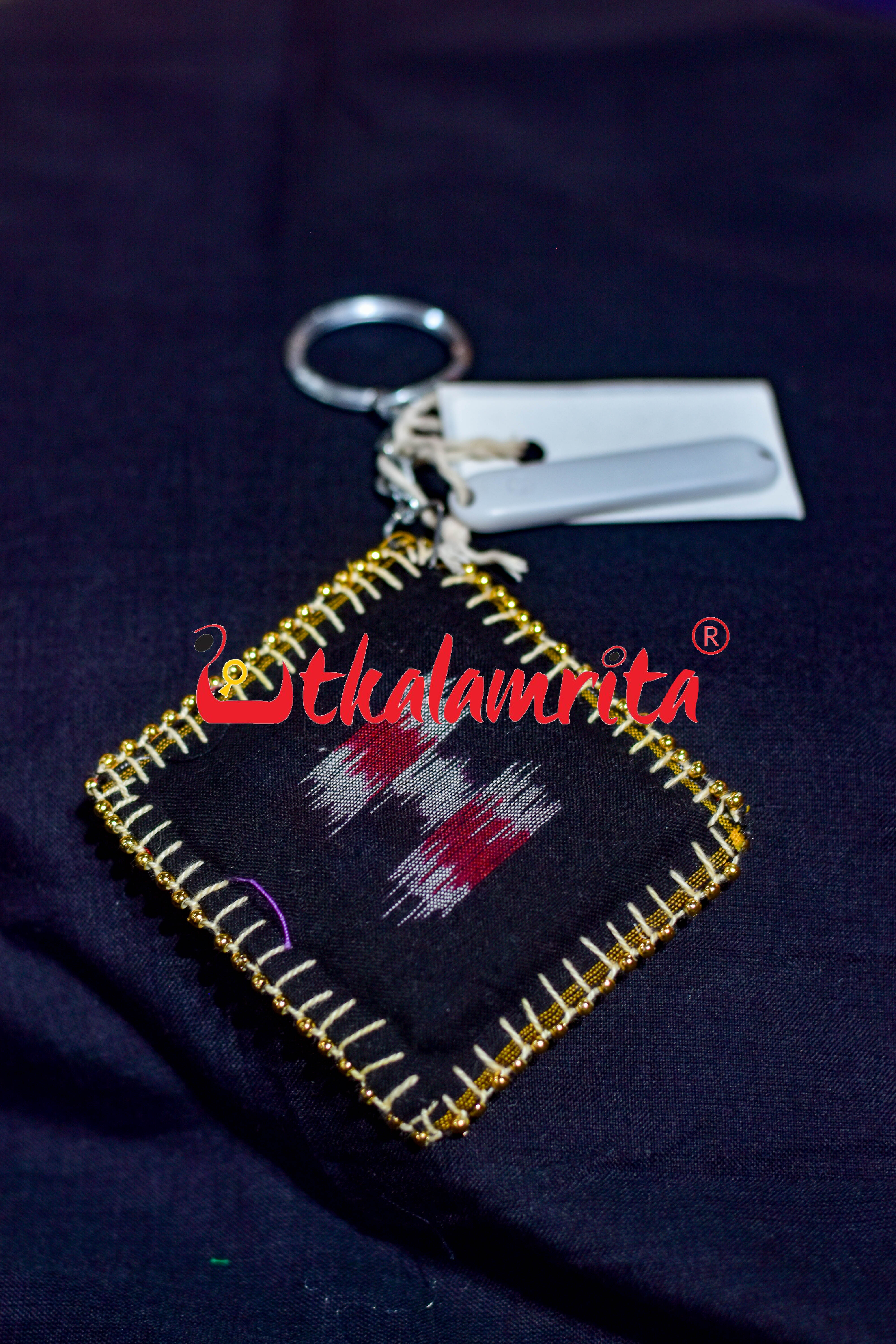 Red Black Double Pasapali Key Chain