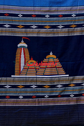 Blue Puri Mandira Dhalapathara Saree