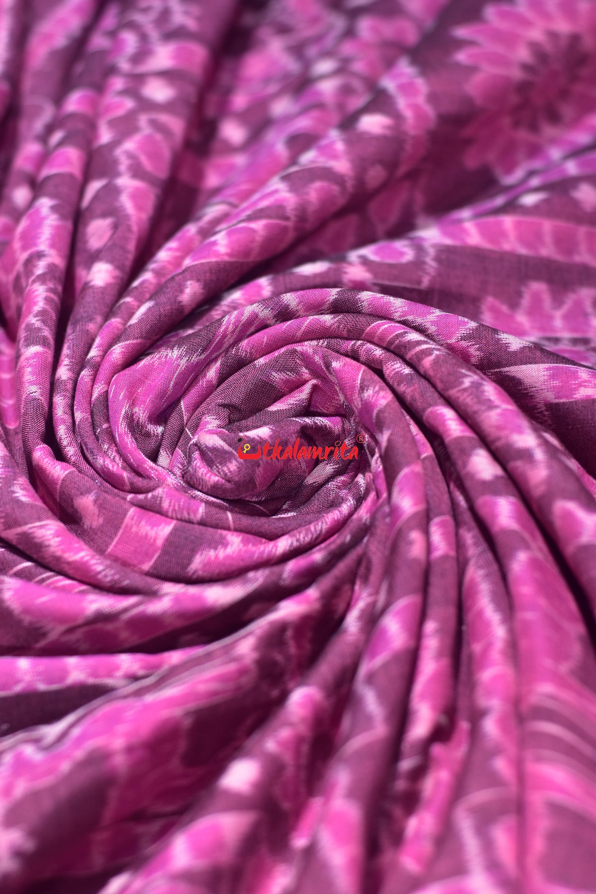 Pink Phula Harina Sambalpuri Cotton (Fabric)