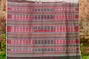 Pink Spatik Sambalpuri Cotton Saree