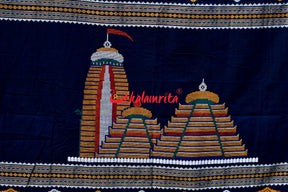 Blue Puri Mandira Dhalapathara Saree