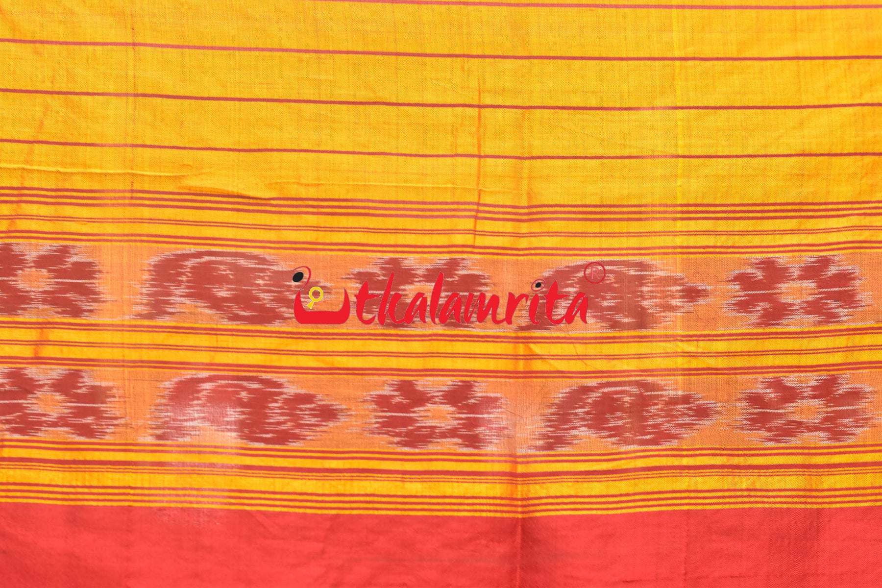 Red Yellow Kumbha 4H (Dupatta)