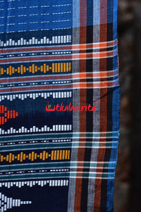 Blue Puri Mandira Dhalapathara Saree