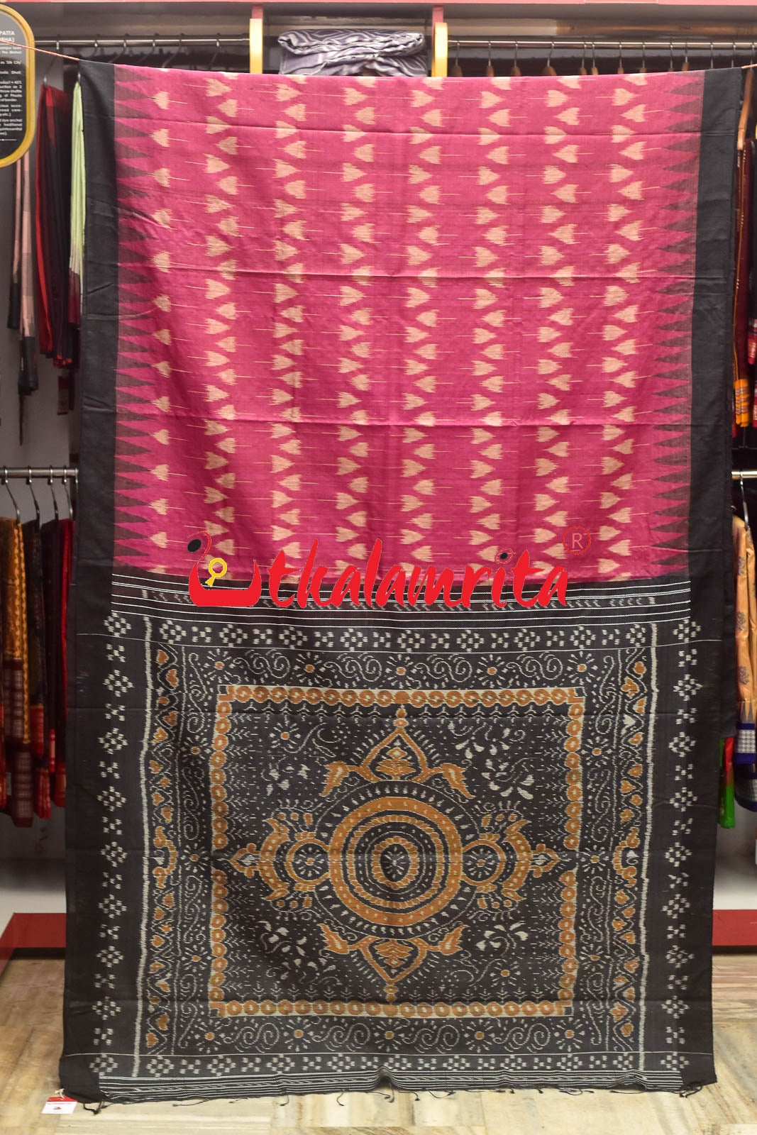 Body Chhatu Rani Black Gopalpur Tussar Saree