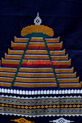 Blue Puri Mandira Dhalapathara Saree