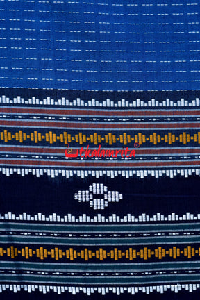 Blue Puri Mandira Dhalapathara Saree