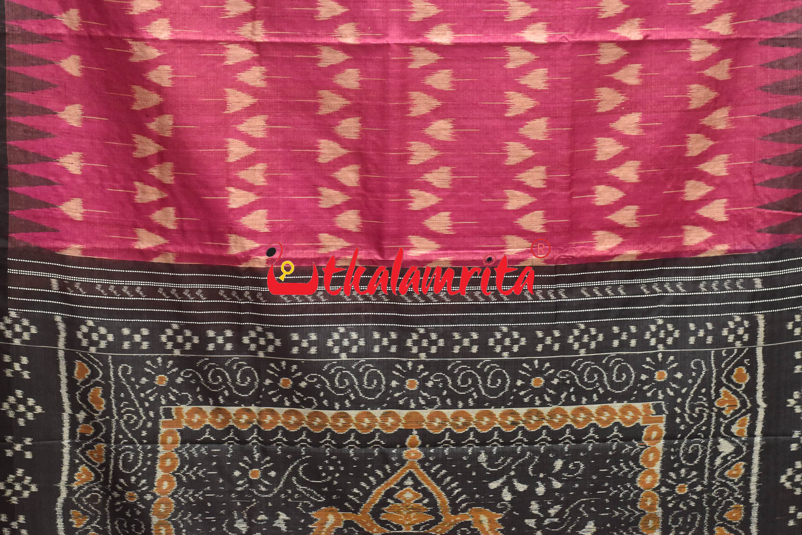 Body Chhatu Rani Black Gopalpur Tussar Saree