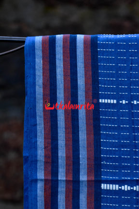 Blue Puri Mandira Dhalapathara Saree