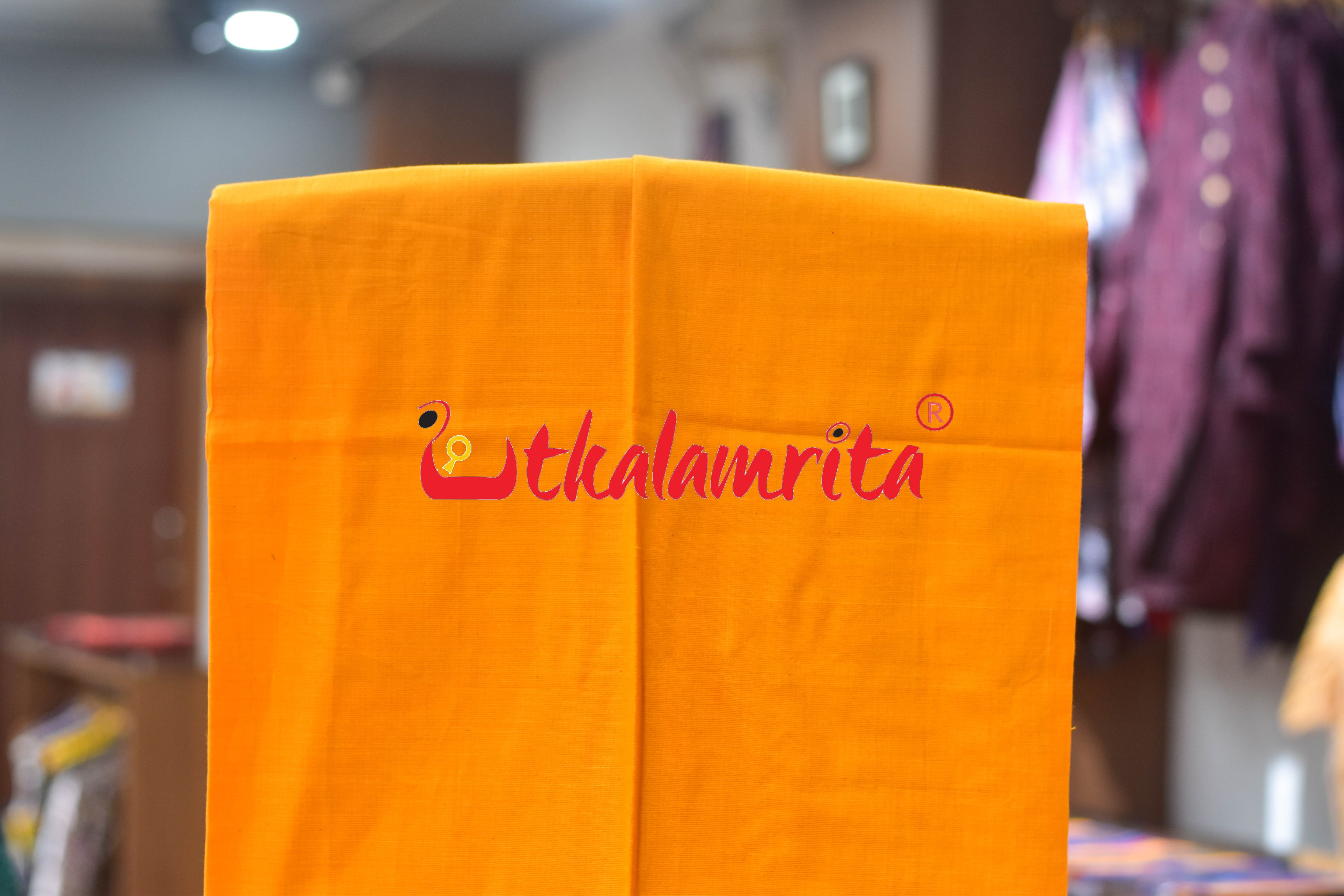 Utkala Lakhmi Blue Yellow Sambalpuri Dress Set