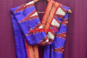 Blue Silk Kumbha 6H (Dupatta)