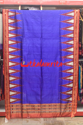 Blue Silk Kumbha 6H (Dupatta)